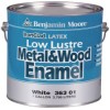   : Benjamin Moore IronClad Latex Low Lustre Metal and Wood Enamel          