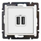   :  2- USB  1500mA Legrand Valena  (770470)