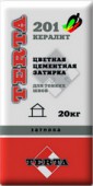 Скриншот к товару: Цементная влагостойкая затирка для тонких швов от 2 до 6 мм Кералит Terta 20кг цвет серый